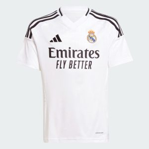 Jersey_Uniforme_Local_Real_Madrid_24-25_Ninos_Blanco_IT5186_01_laydown Jersey Replica Oficial primera equipación Real Madrid 24-25 - Hombre